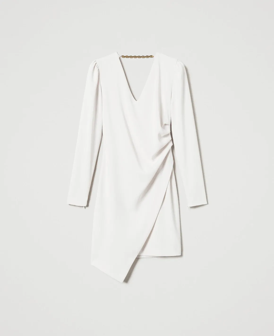 TWINSET Milano Abito Corto Con Catena Oval T | Vestiti Da Cerimonia | Vestiti Corti