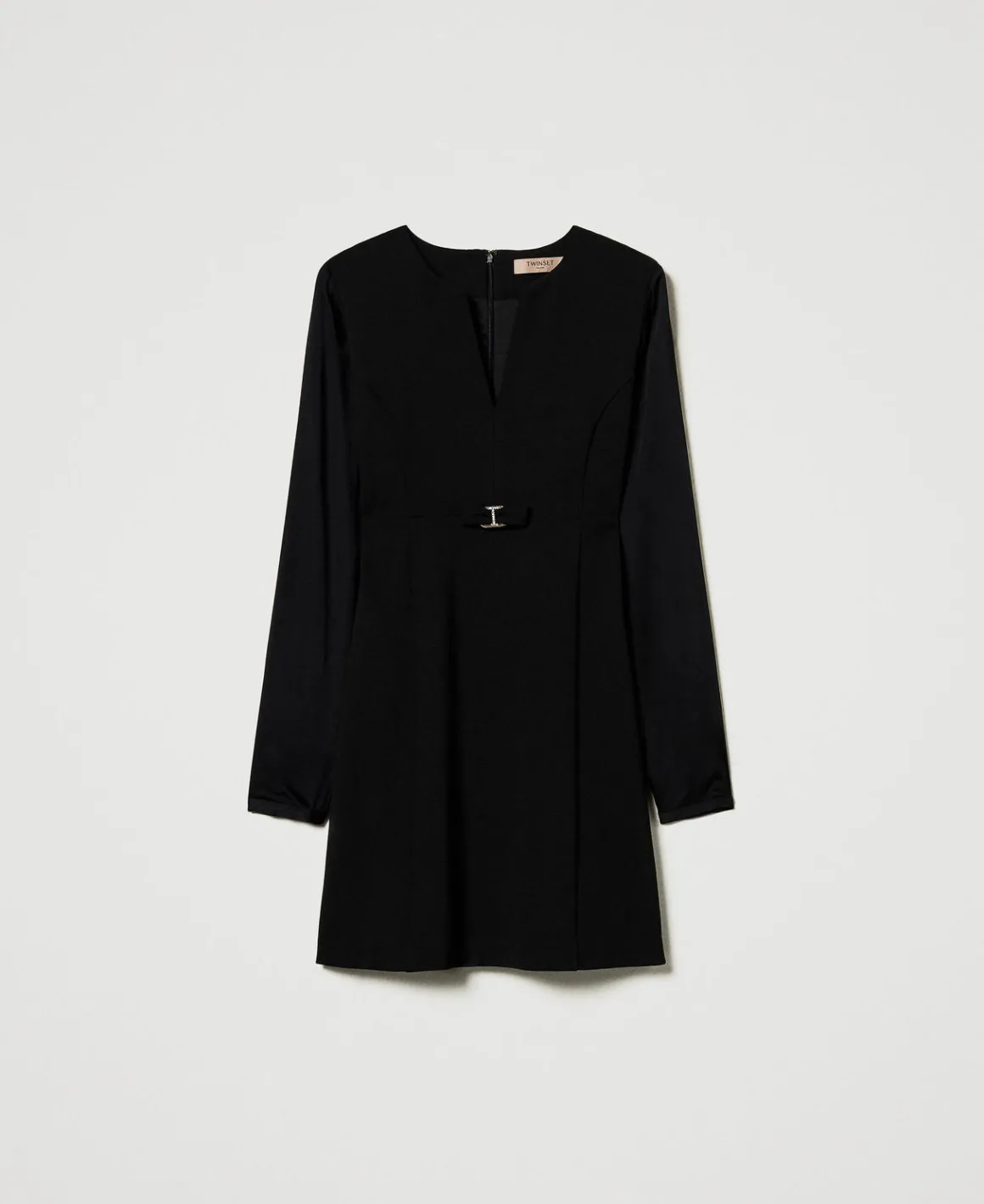 TWINSET Milano Abito Corto Con Fiocco E Oval T | Vestiti Corti