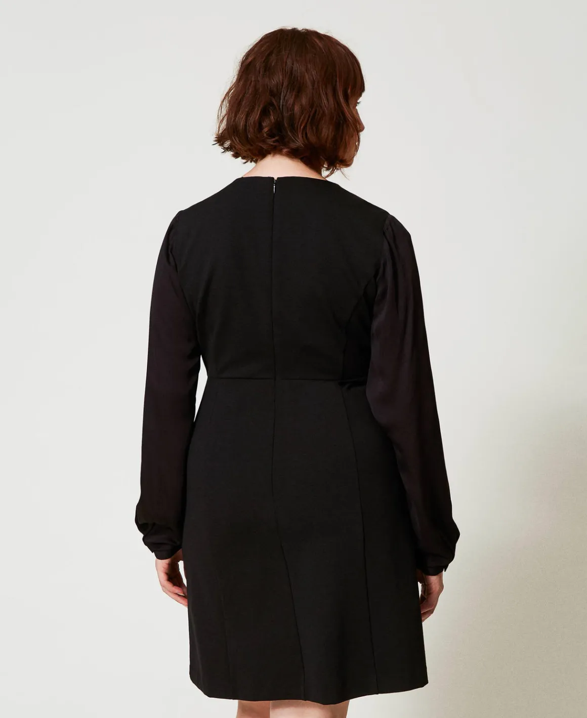 TWINSET Milano Abito Corto Con Fiocco E Oval T | Vestiti Corti