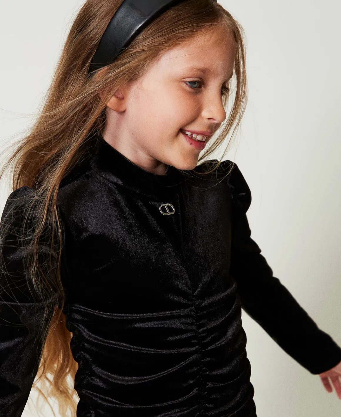 TWINSET Milano Abito Corto In Ciniglia Con Arricciature | Vestiti