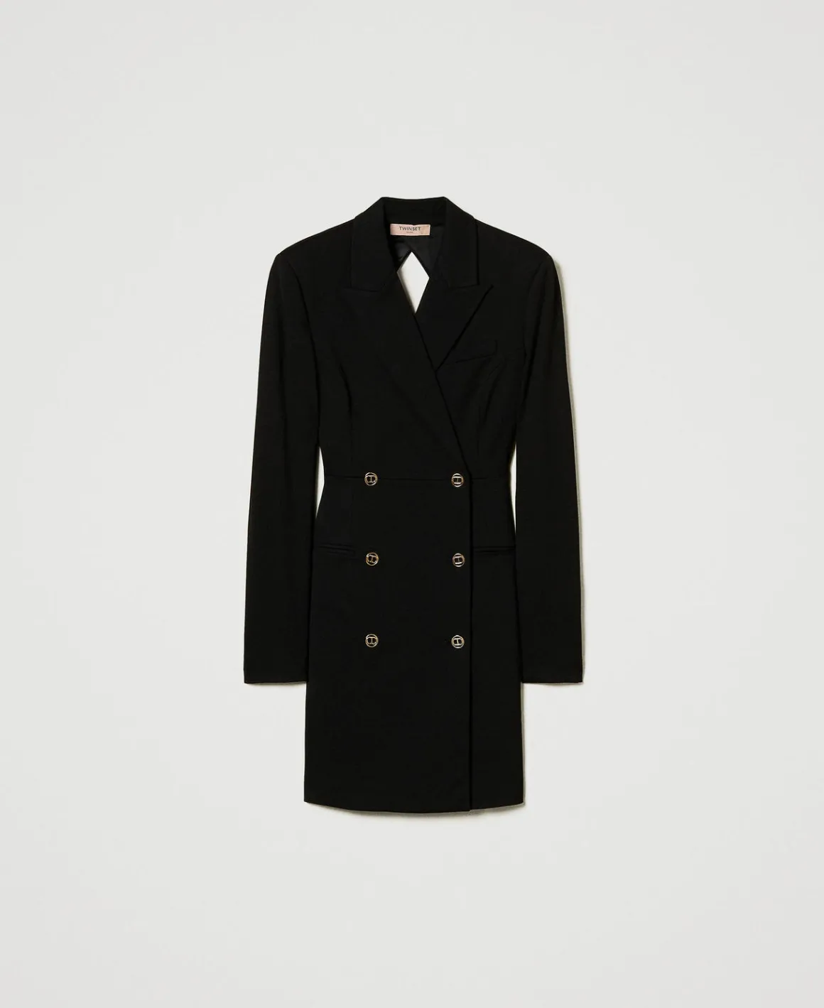 TWINSET Milano Abito Corto Robe Manteau Doppiopetto | Vestiti Da Cerimonia | Vestiti Eleganti