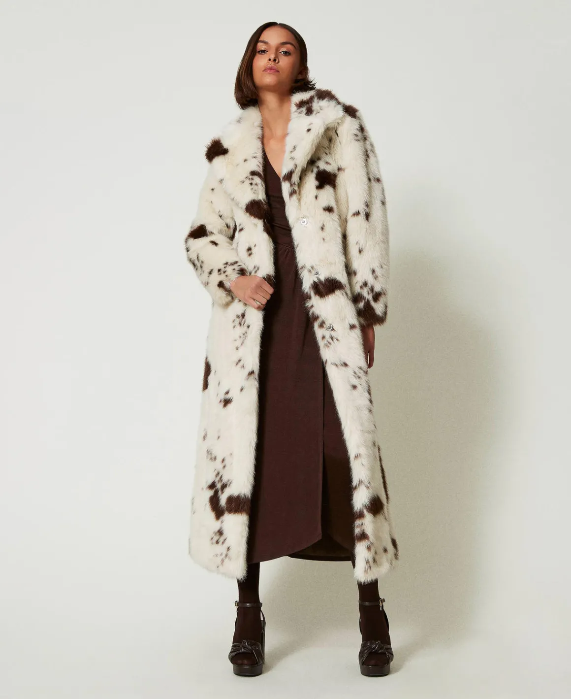 TWINSET Milano Abito Lungo In Jersey Con Drappeggio Laterale | Vestiti Lunghi