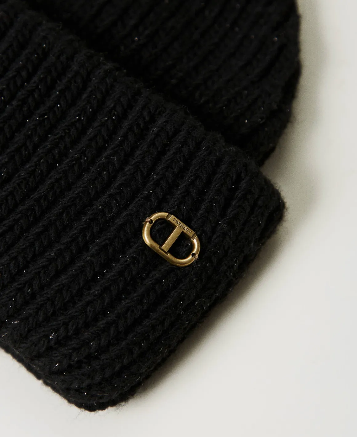 TWINSET Milano Berretto In Maglia A Costine Con Oval T | Cappelli