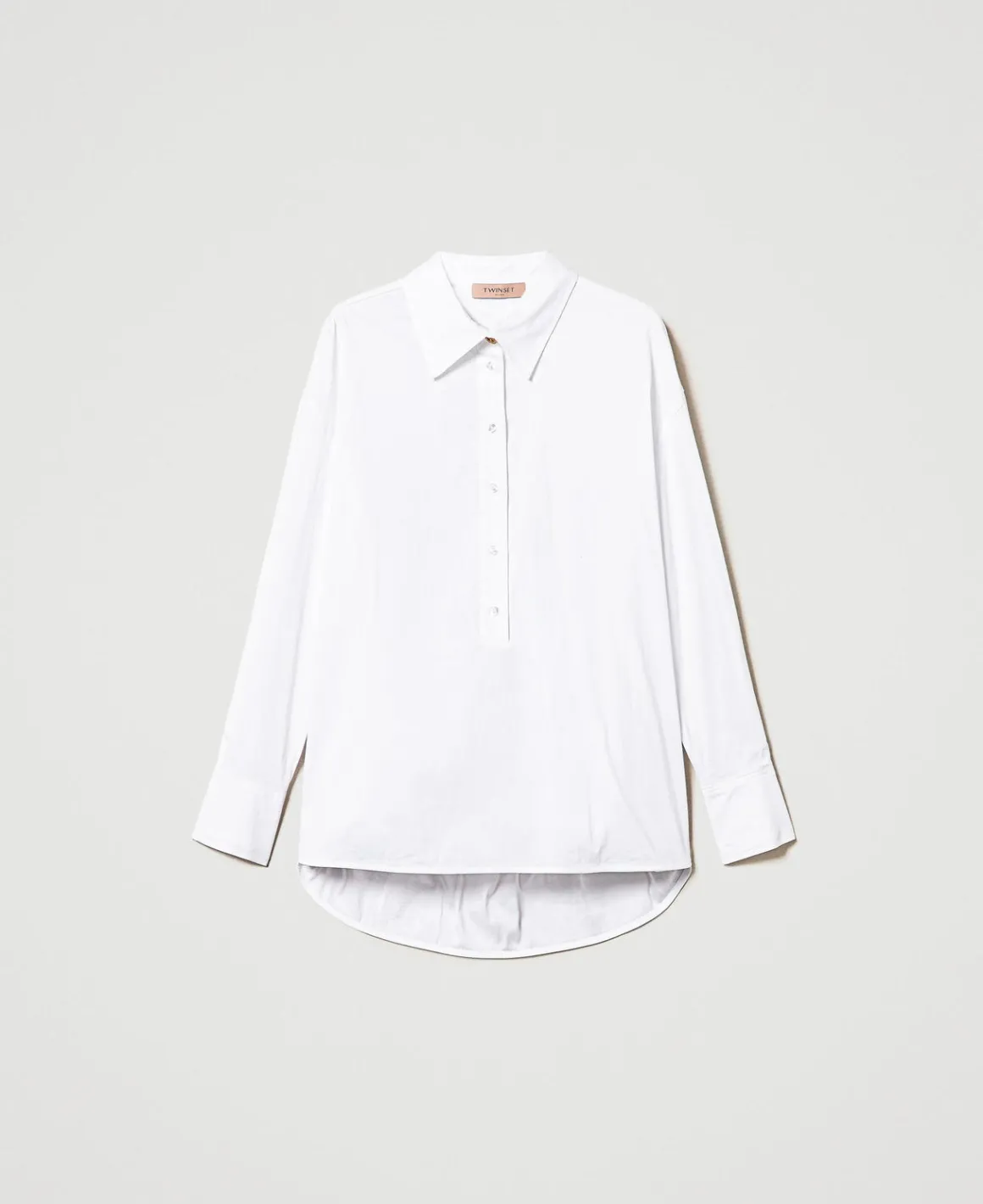 TWINSET Milano Blusa A Polo In Popeline | Bluse E Camicie