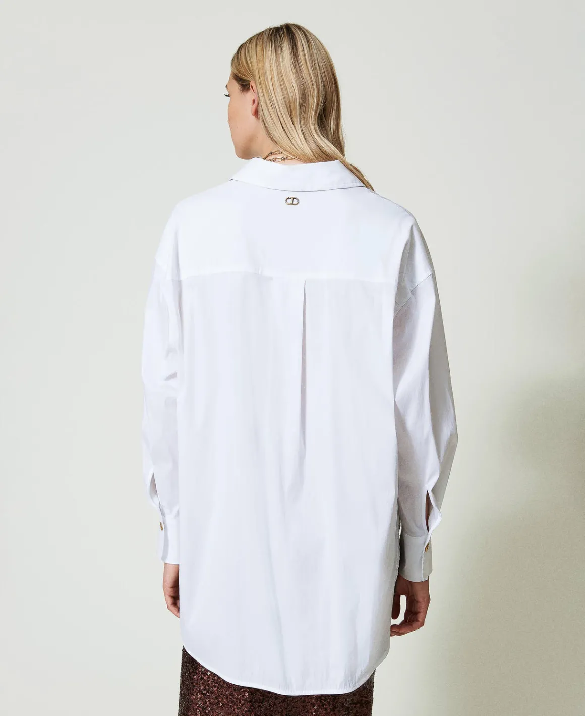 TWINSET Milano Blusa A Polo In Popeline | Bluse E Camicie