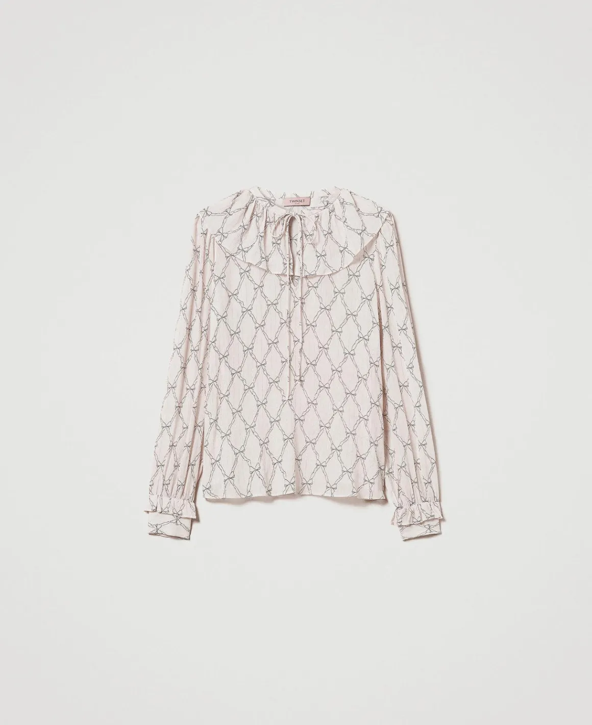 TWINSET Milano Blusa In Creponne Con Stampa Fiocchi | Bluse E Camicie