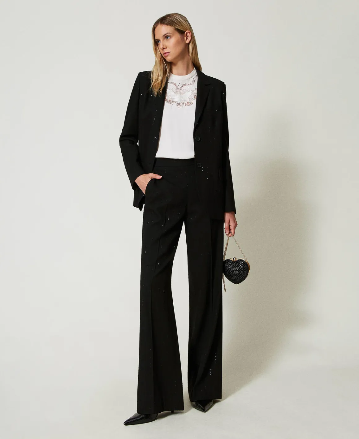 TWINSET Milano Blusa In Crêpe Con Ricamo Floreale | Bluse E Camicie