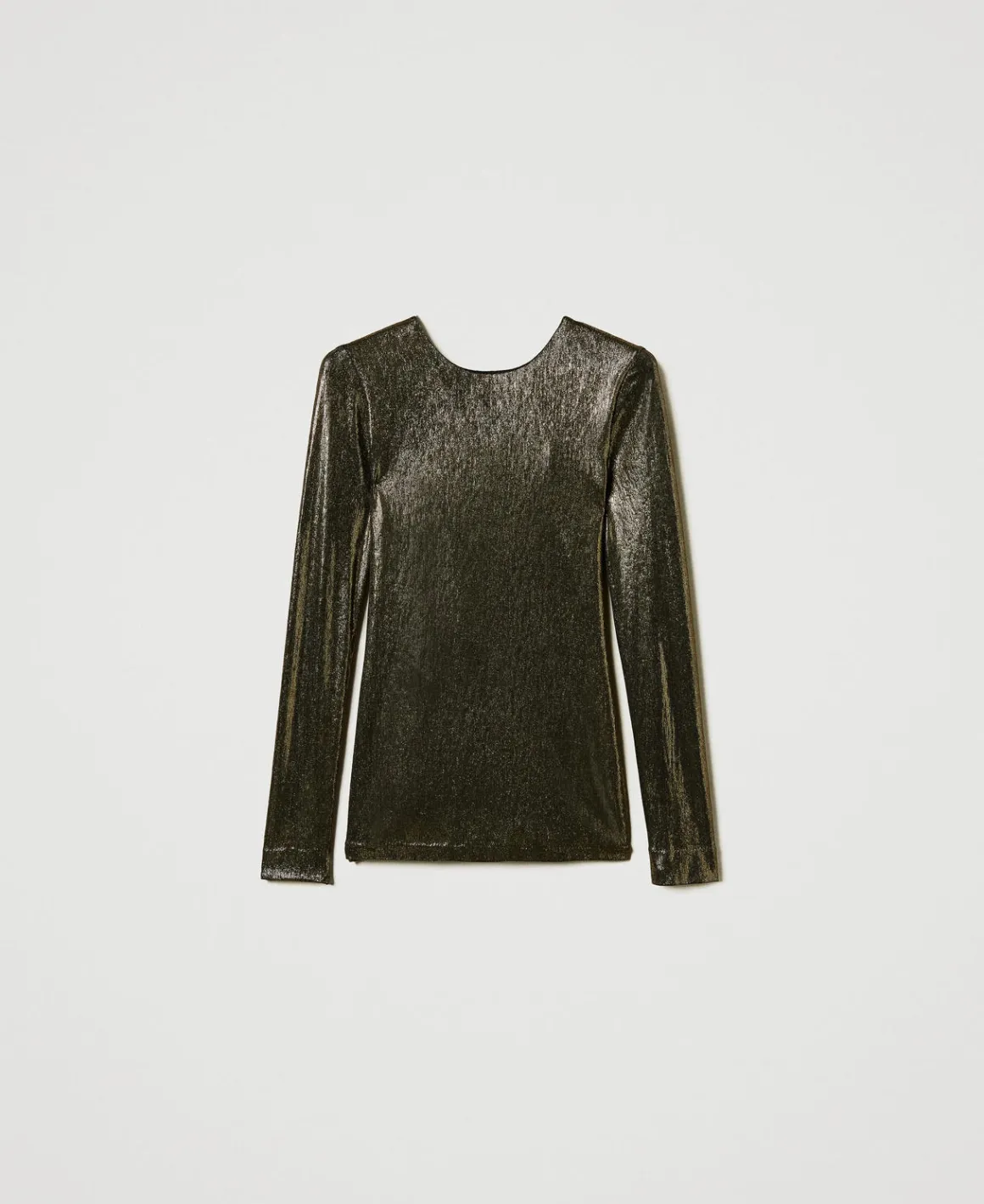 TWINSET Milano Blusa Laminata Con Nodo | Bluse E Camicie