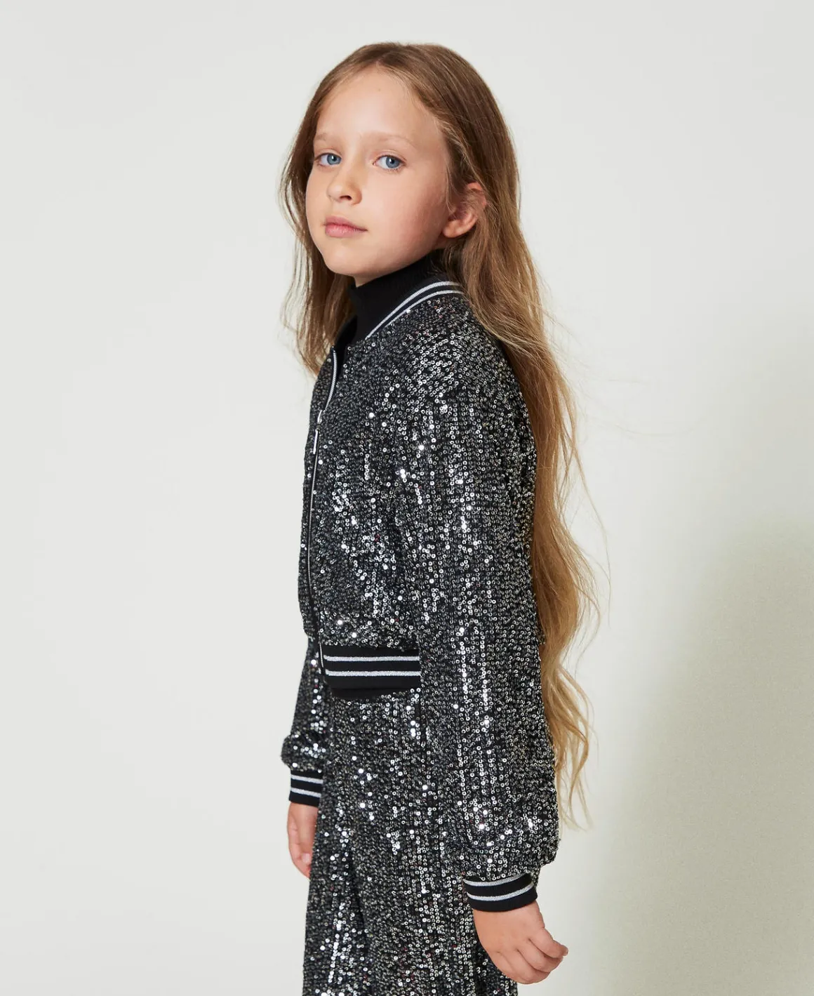 TWINSET Milano Bomber In Full Paillettes | Giacche E Capispalla