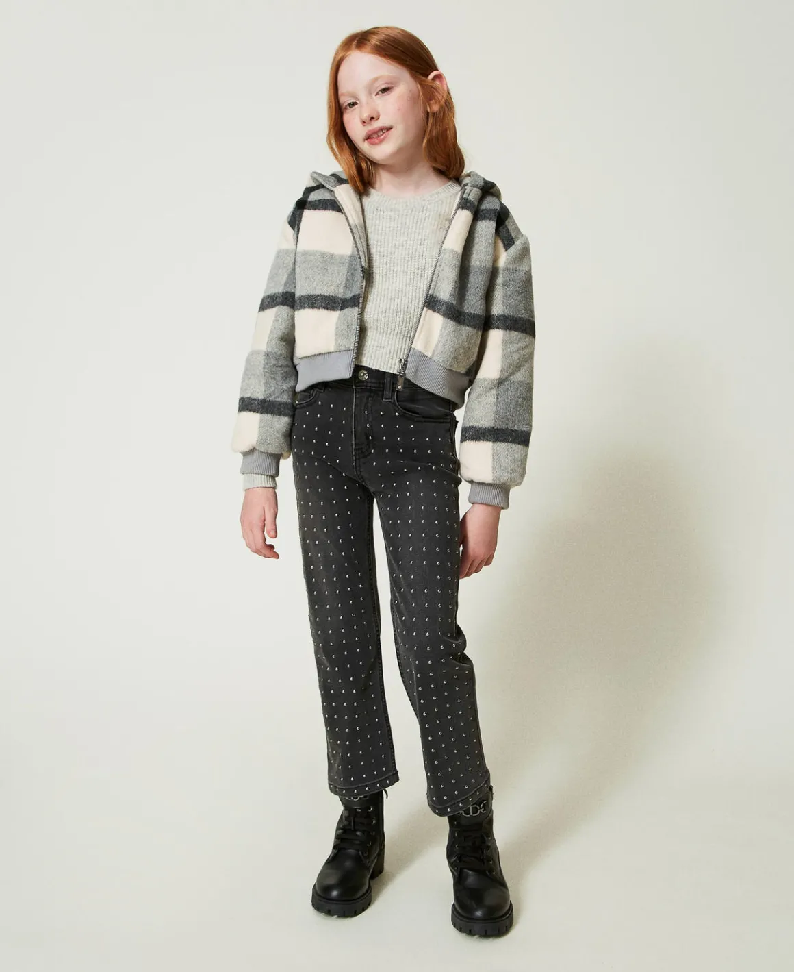 TWINSET Milano Bomber In Panno Check | Giacche E Capispalla