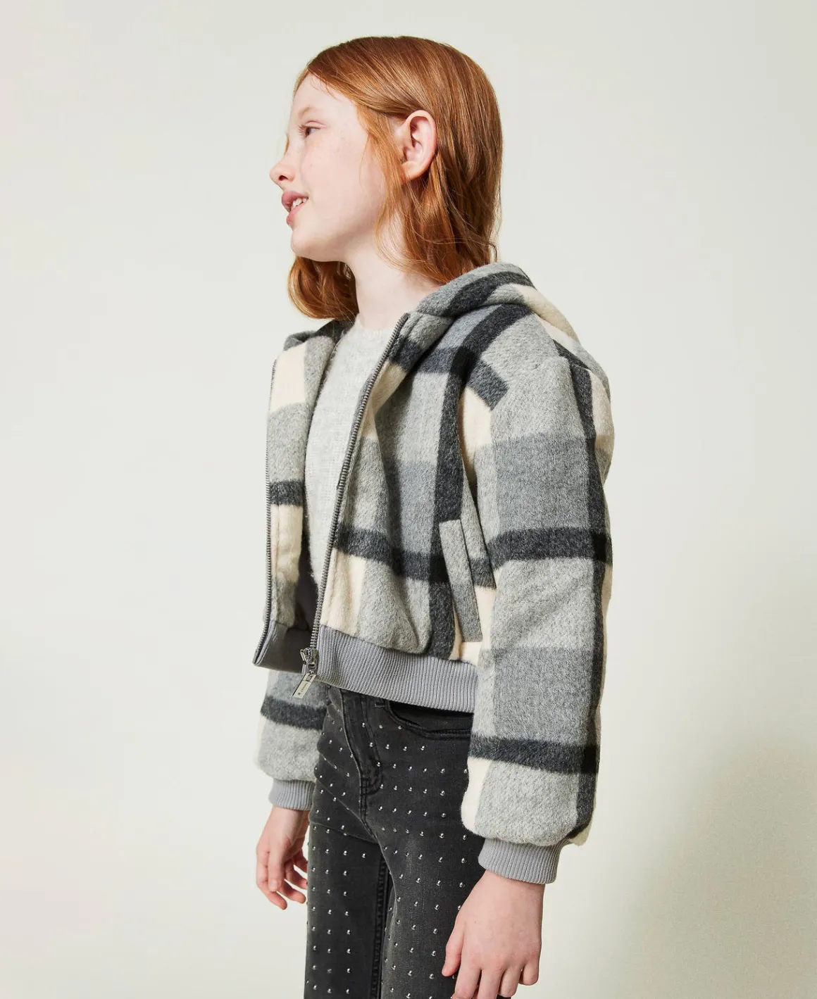 TWINSET Milano Bomber In Panno Check | Giacche E Capispalla