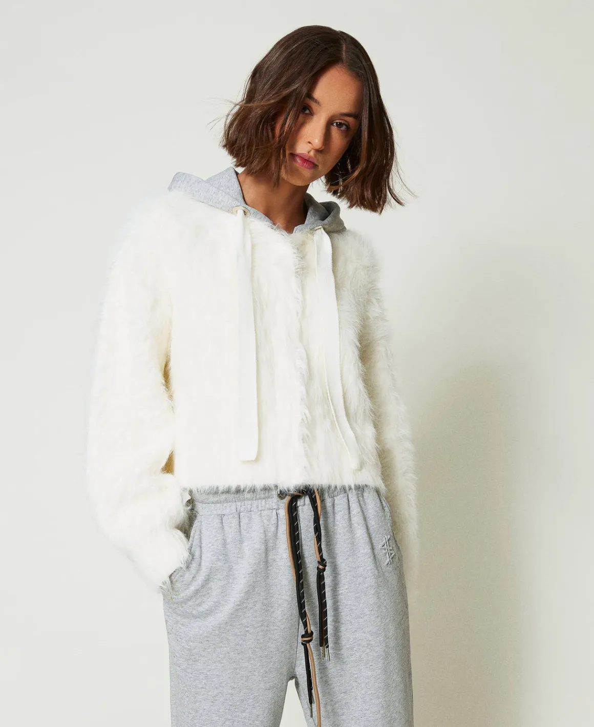 TWINSET Milano Bomber MYFO In Maglia Con Cappuccio | Giacche E Piumini