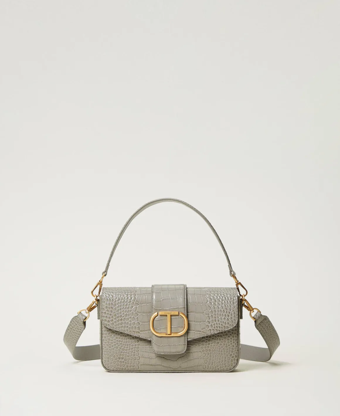 TWINSET Milano Borsa A Tracolla 'Amie' Media A Stampa Cocco | Borse A Mano | Borse A Spalla