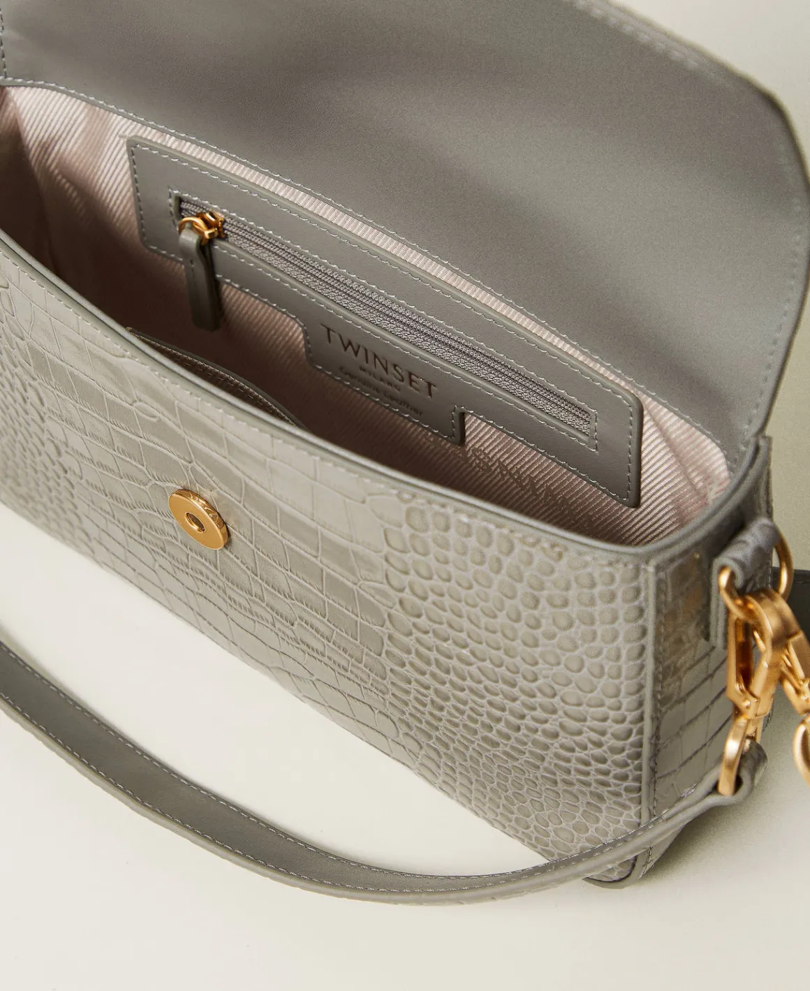 TWINSET Milano Borsa A Tracolla 'Amie' Media A Stampa Cocco | Borse A Mano | Borse A Spalla