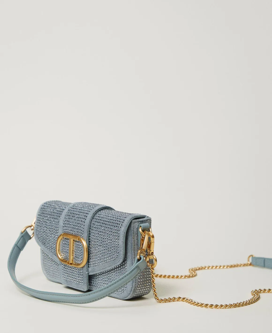TWINSET Milano Borsa A Tracolla 'Amie' Piccola Con Strass | Mini Borse | Borse A Mano