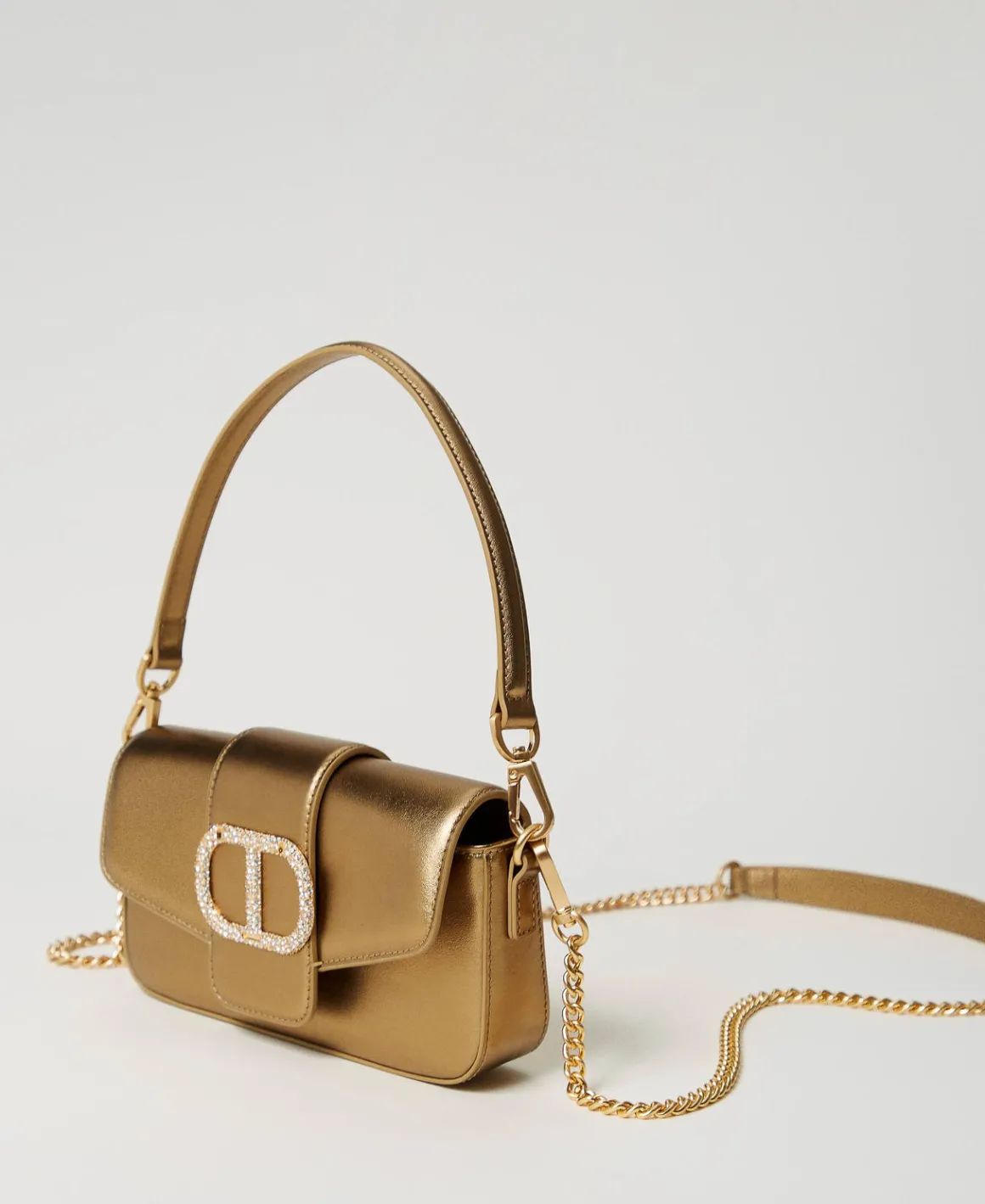 TWINSET Milano Borsa A Tracolla 'Amie' Piccola In Pelle | Mini Borse | Borse A Mano