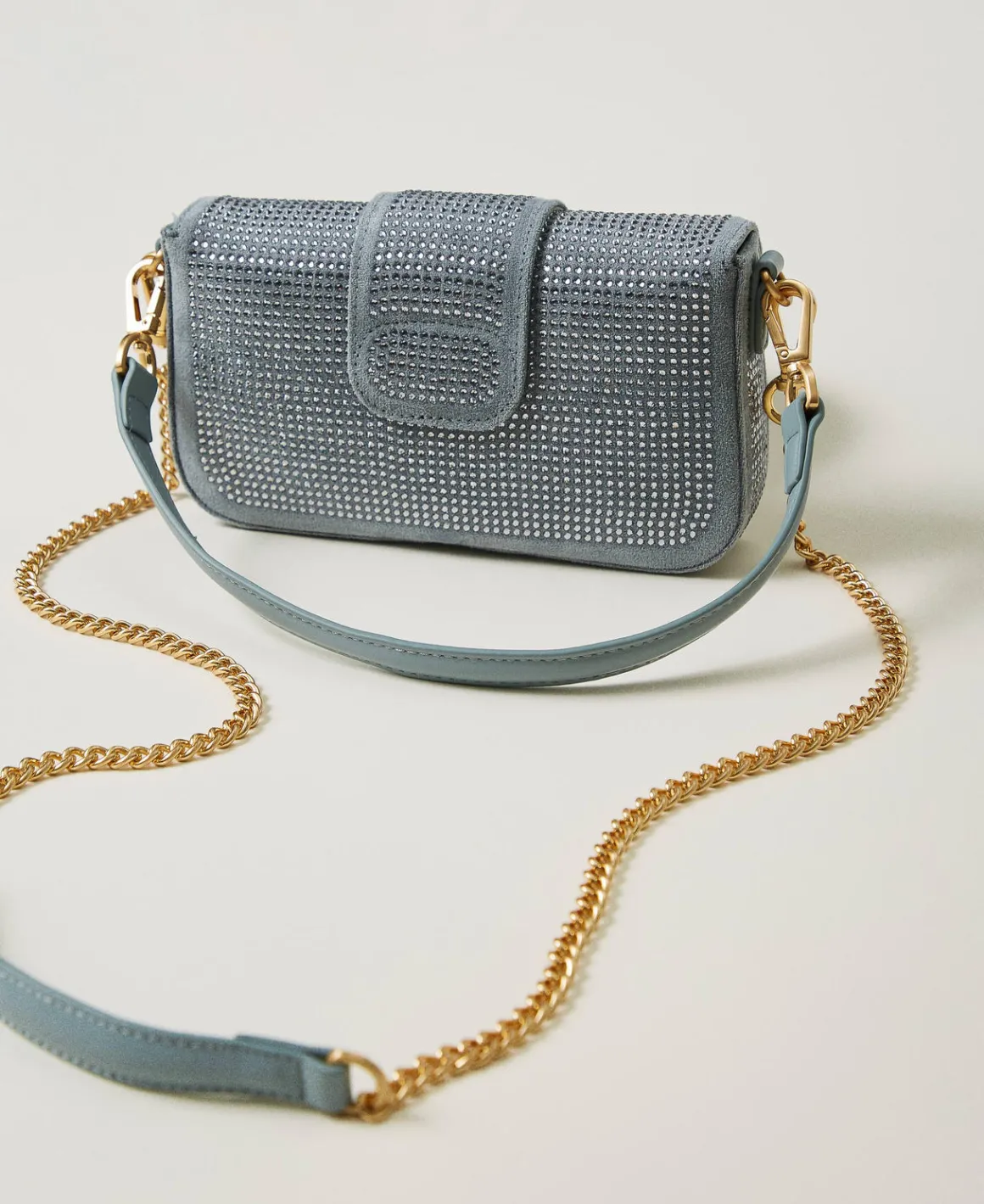 TWINSET Milano Borsa A Tracolla 'Amie' Piccola Con Strass | Mini Borse | Borse A Mano