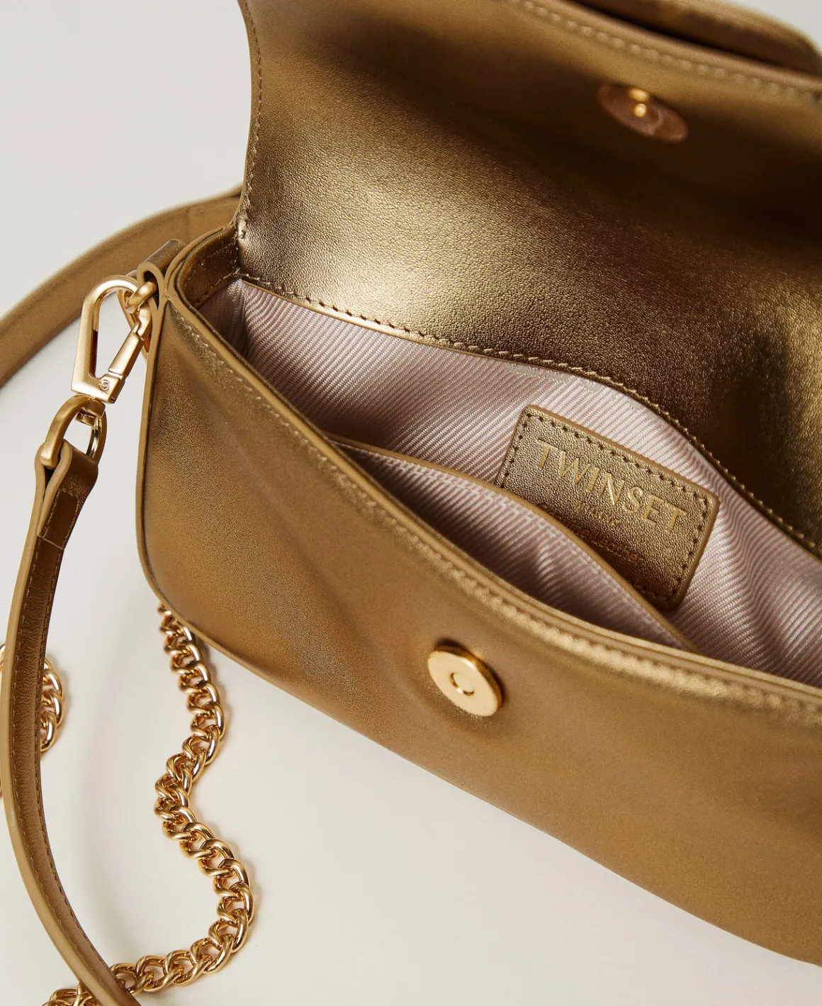 TWINSET Milano Borsa A Tracolla 'Amie' Piccola In Pelle | Mini Borse | Borse A Mano