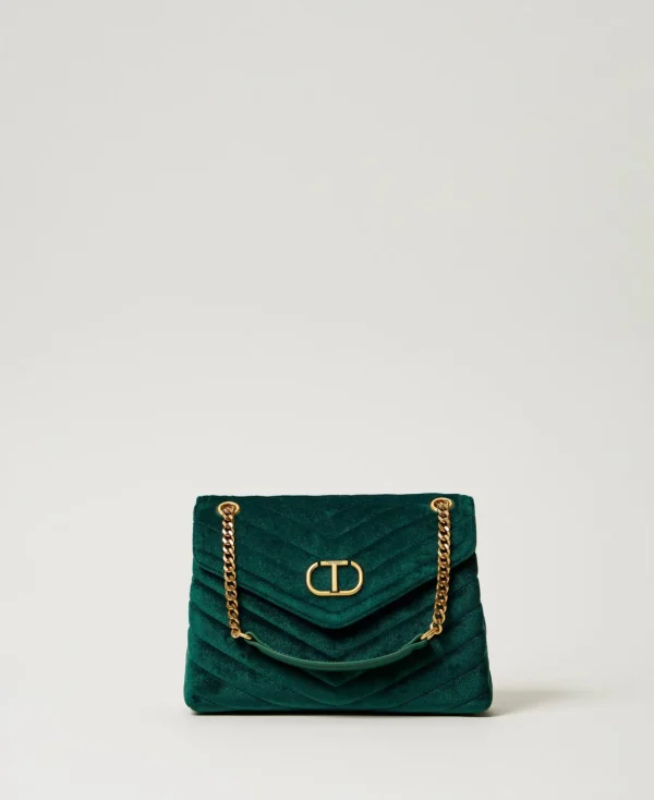 TWINSET Milano Borsa A Tracolla 'Dreamy' Media In Velluto | Borse A Mano | Borse A Spalla