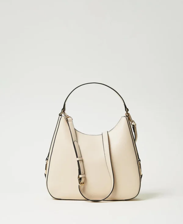 TWINSET Milano Borsa Hobo Con Fibbia Oval T | Borse Hobo | Borse A Mano