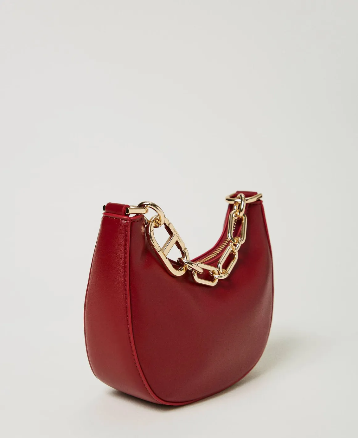 TWINSET Milano Borsa ‘Mini Croissant’ Con Chiusura Oval T | Mini Borse | Borse Hobo