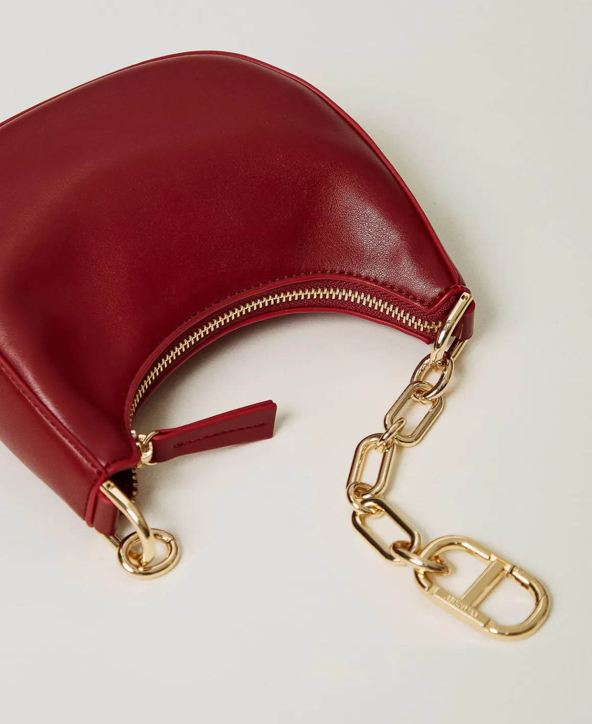 TWINSET Milano Borsa ‘Mini Croissant’ Con Chiusura Oval T | Mini Borse | Borse Hobo