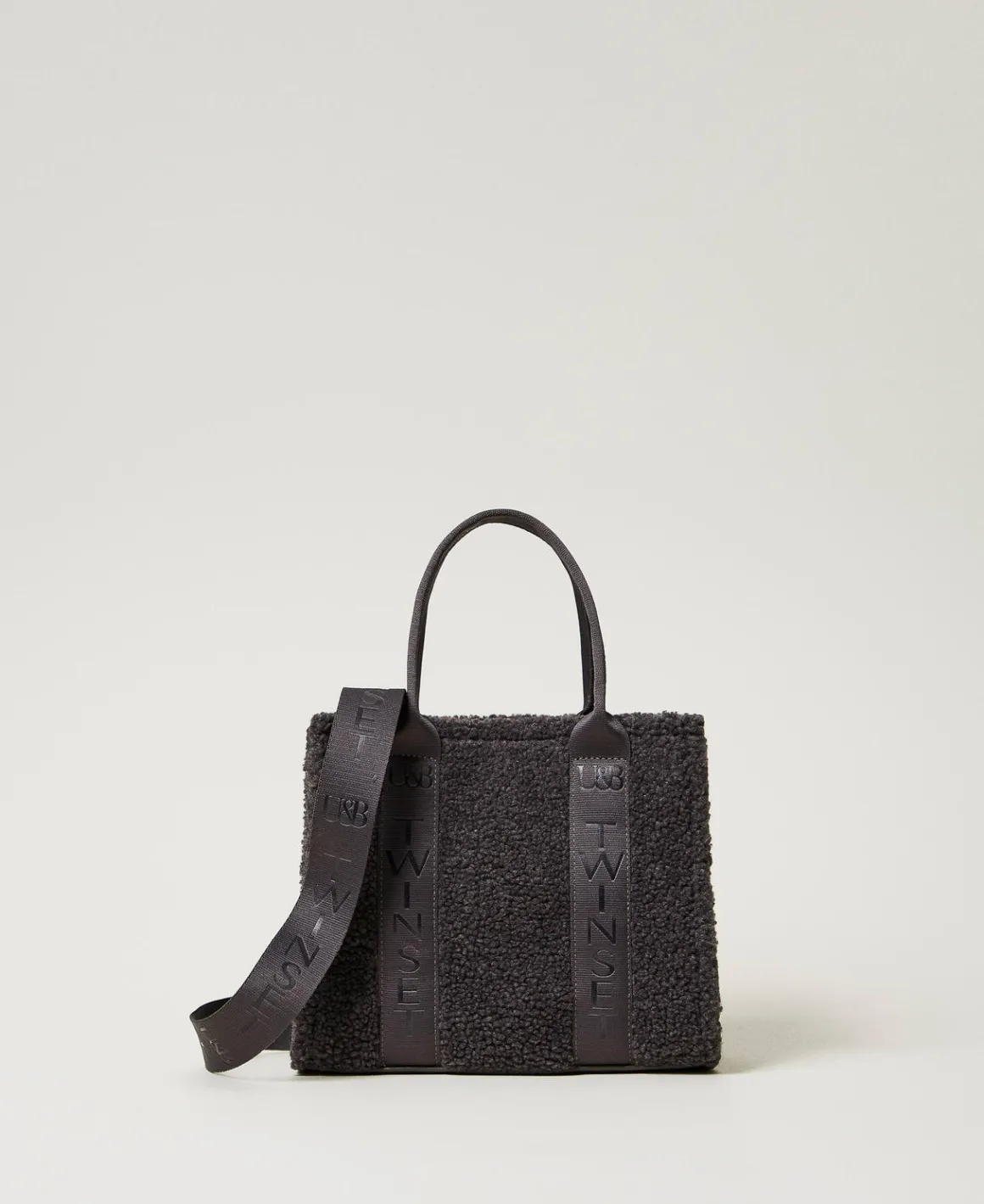 TWINSET Milano Borsa Shopper In Faux Fur Effetto Furry | Borse Shopping | Borse A Mano