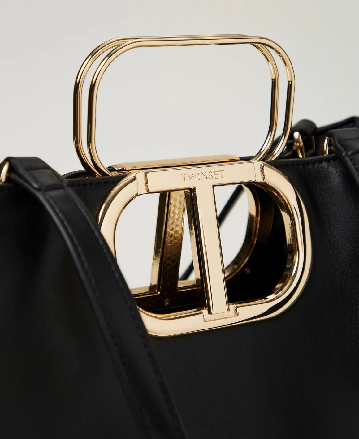 TWINSET Milano Borsa Shopper 'Lila' Con Manico Oval T | Borse Shopping | Borse A Mano