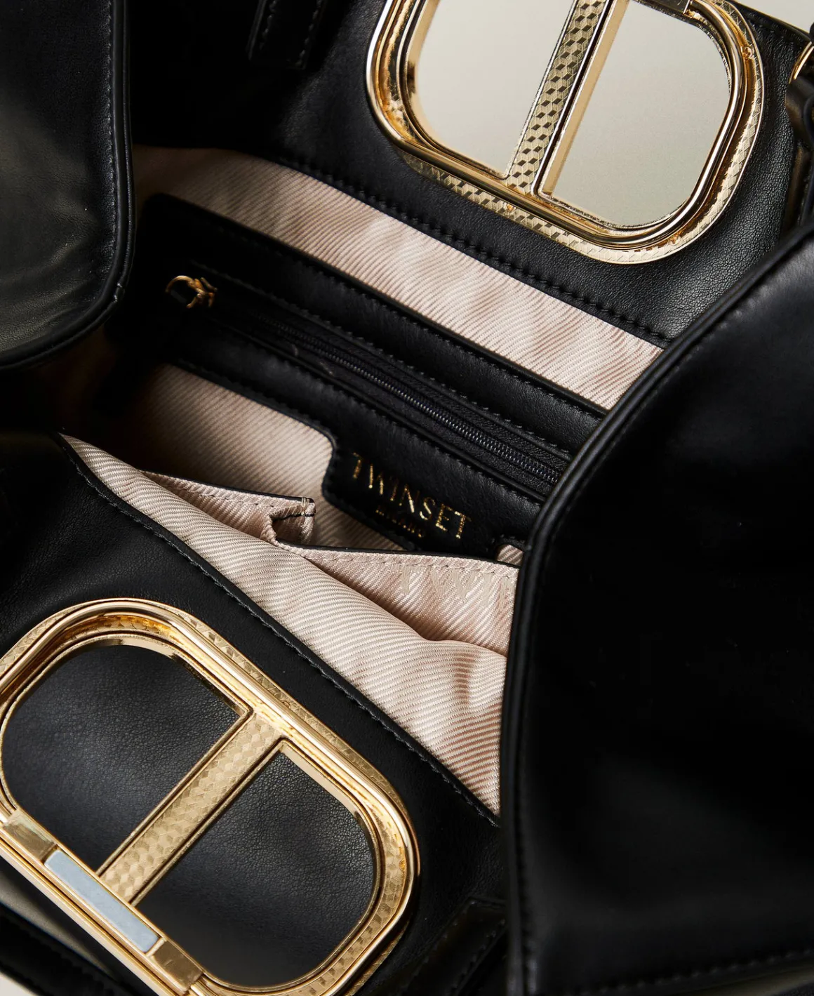 TWINSET Milano Borsa Shopper 'Lila' Con Manico Oval T | Borse Shopping | Borse A Mano