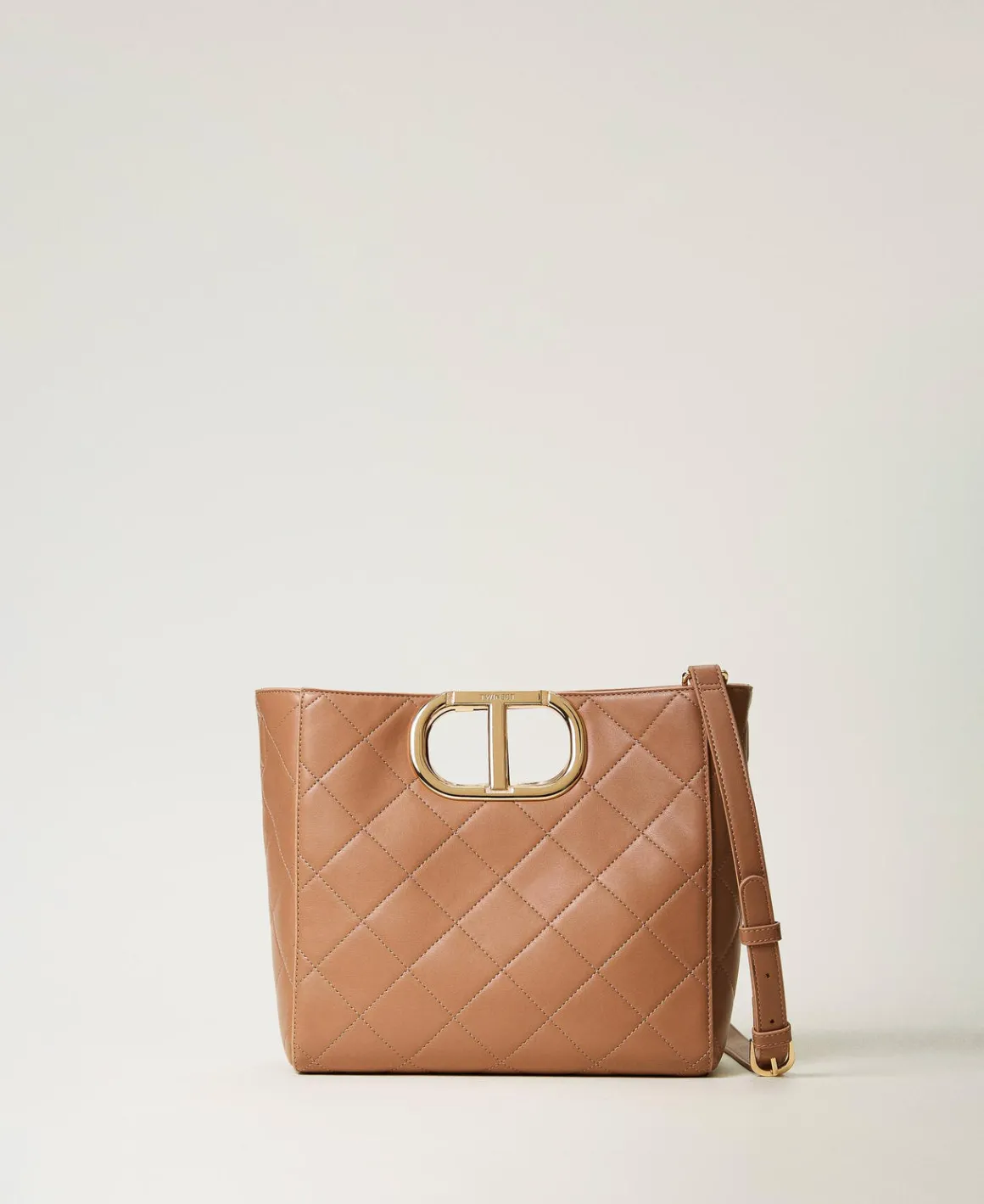 TWINSET Milano Borsa Shopper 'Lila' Trapuntata Con Manico Oval T | Borse Shopping | Borse A Mano