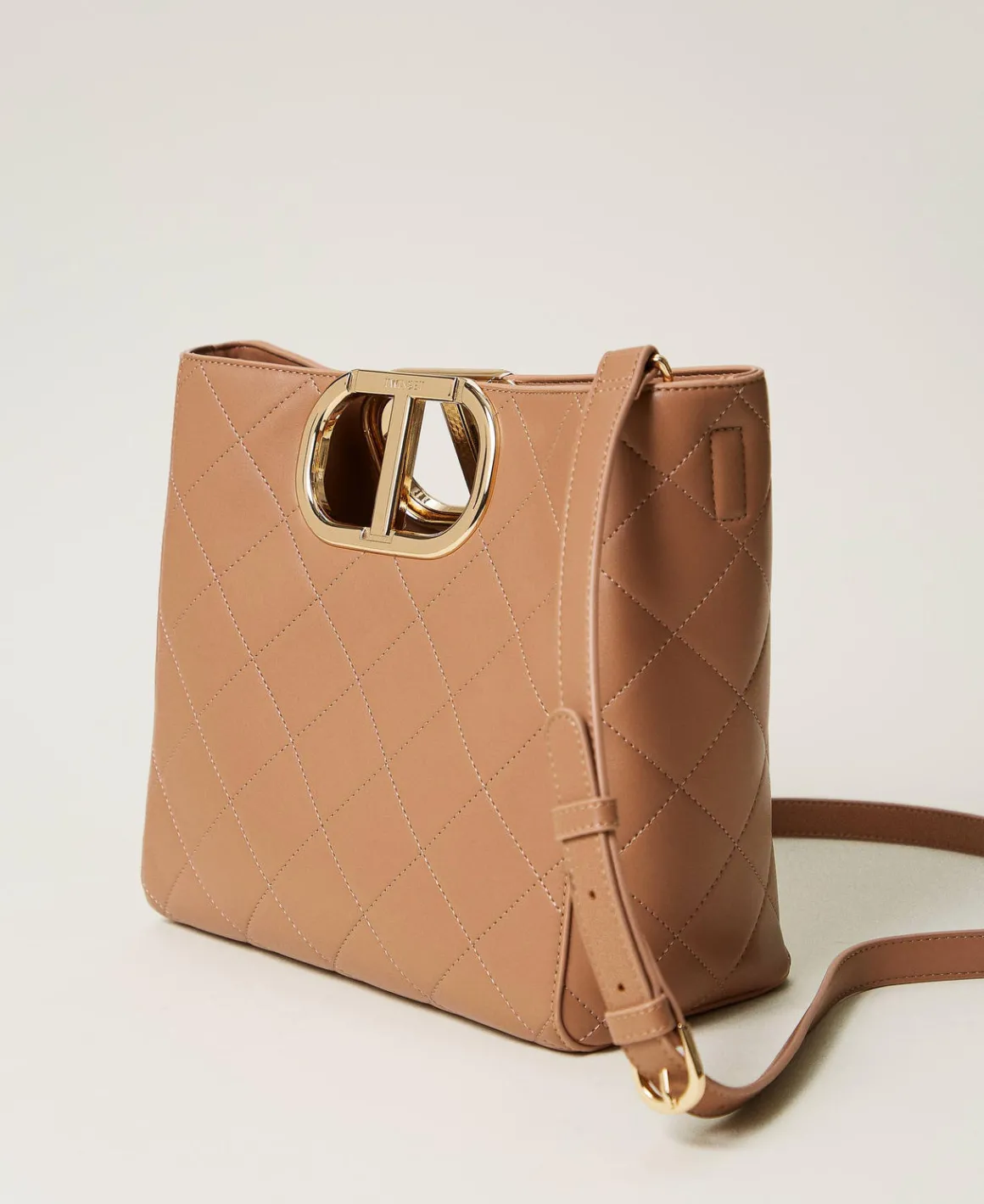 TWINSET Milano Borsa Shopper 'Lila' Trapuntata Con Manico Oval T | Borse Shopping | Borse A Mano