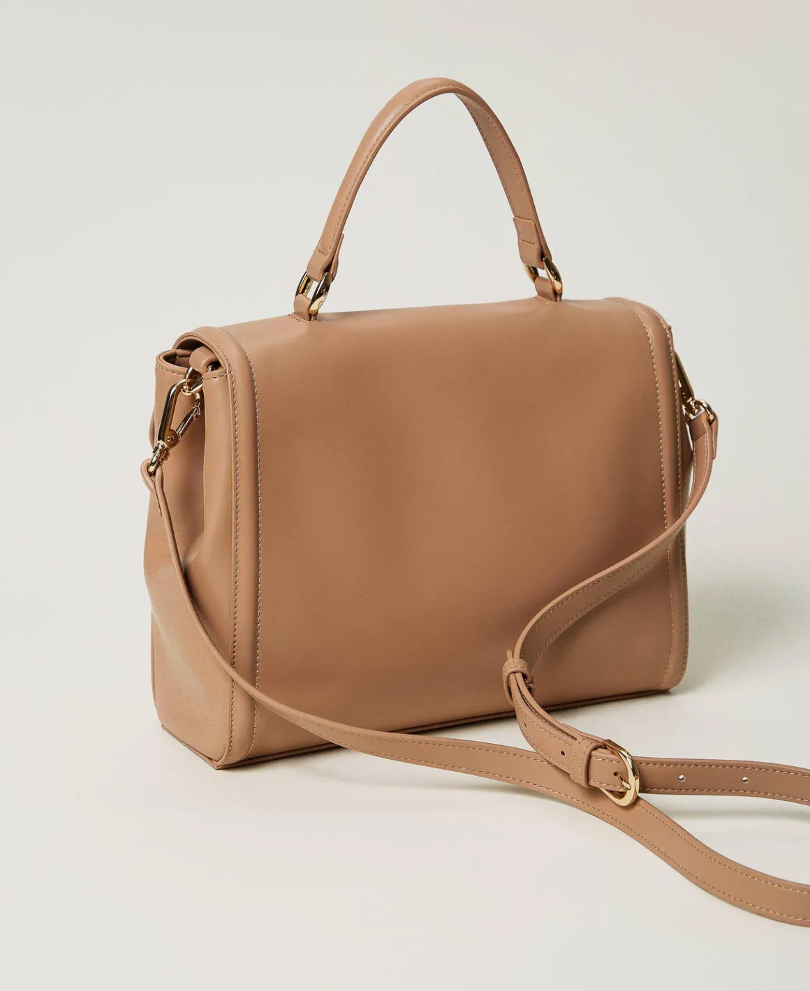 TWINSET Milano Borsa Top Handle ‘Brera’ Con Apertura Oval T | Borse A Mano | Borse A Spalla