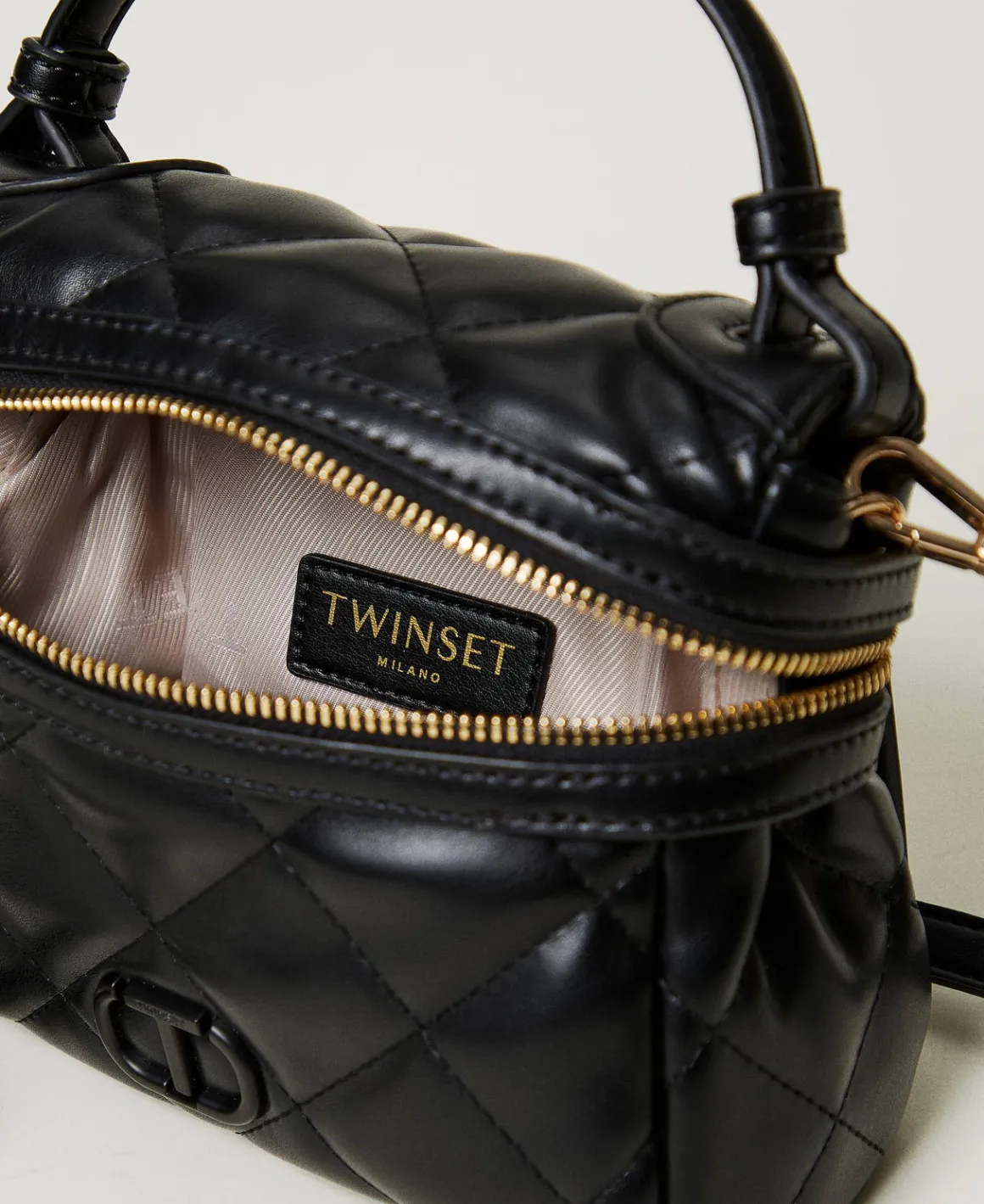 TWINSET Milano Borsa Top Handle ‘Cécile’ Piccola Trapuntata | Mini Borse | Borse A Mano