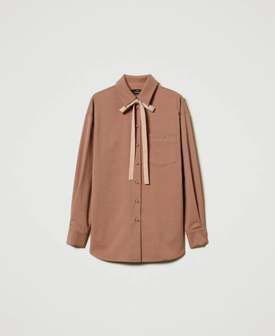TWINSET Milano Camicia Check Con Lurex | Bluse E Camicie