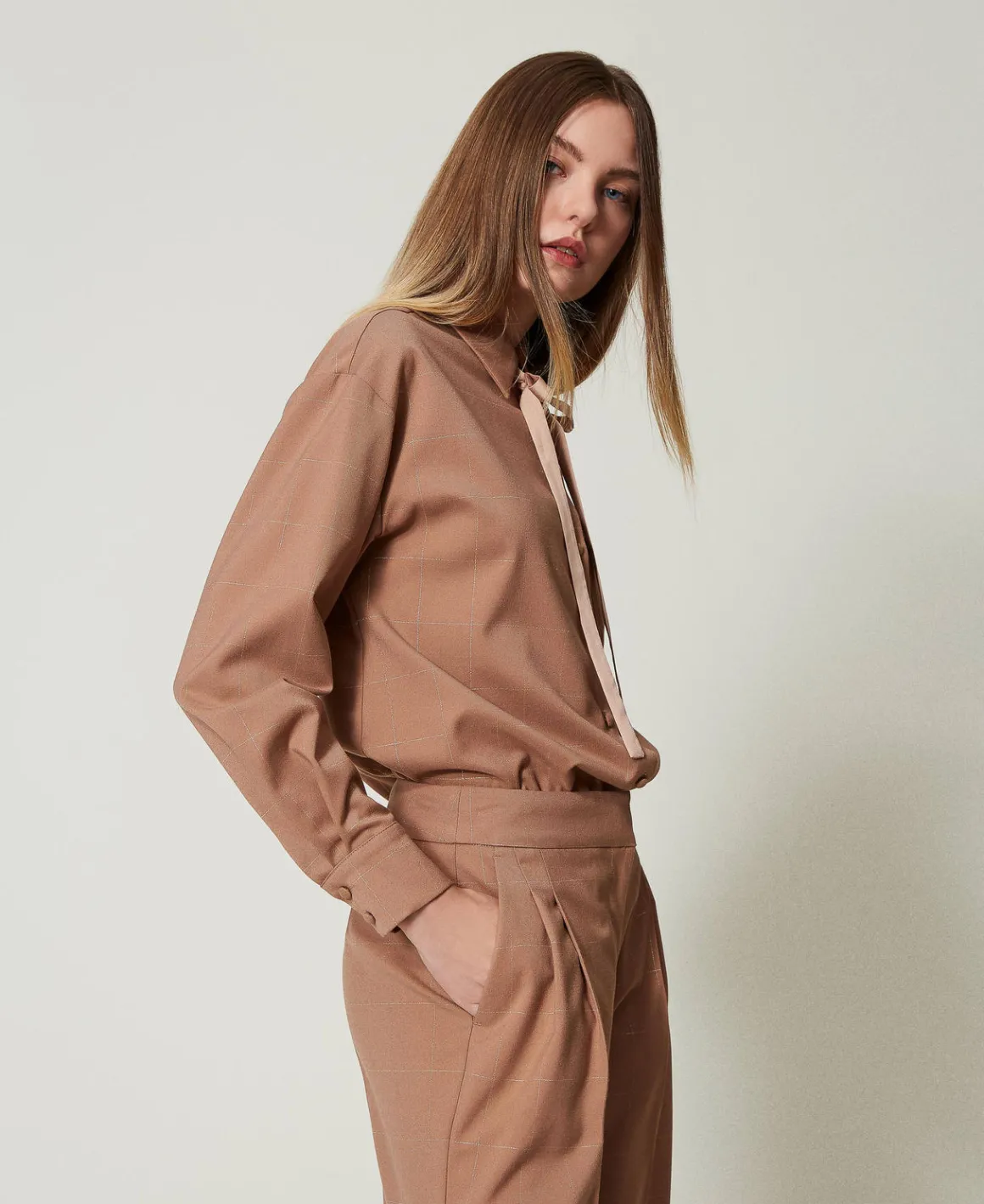 TWINSET Milano Camicia Check Con Lurex | Bluse E Camicie