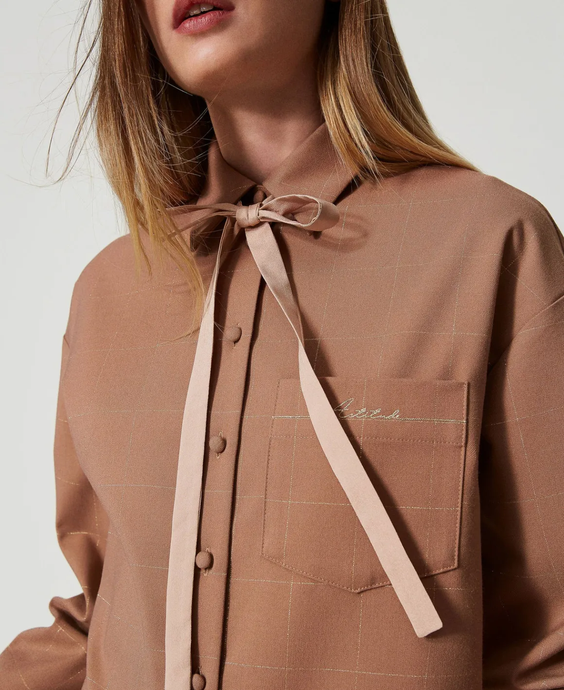 TWINSET Milano Camicia Check Con Lurex | Bluse E Camicie