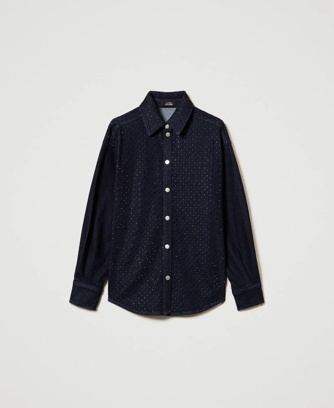 TWINSET Milano Camicia In Jeans Con Strass | Bluse E Camicie