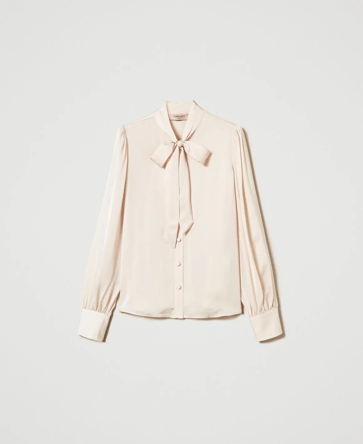 TWINSET Milano Camicia In Raso Con Fiocco | Bluse E Camicie