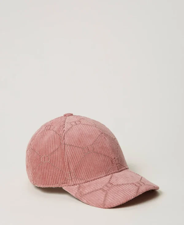 TWINSET Milano Cappello Da Baseball In Velluto Con Oval T | Cappelli