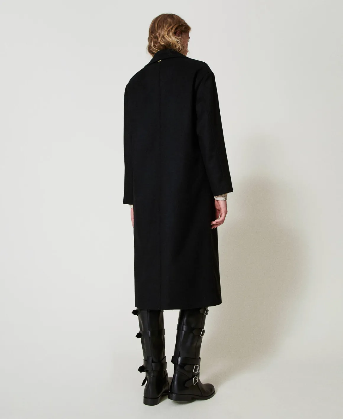 TWINSET Milano Cappotto Di Linea Morbida In Misto Lana | Cappotti E Trench