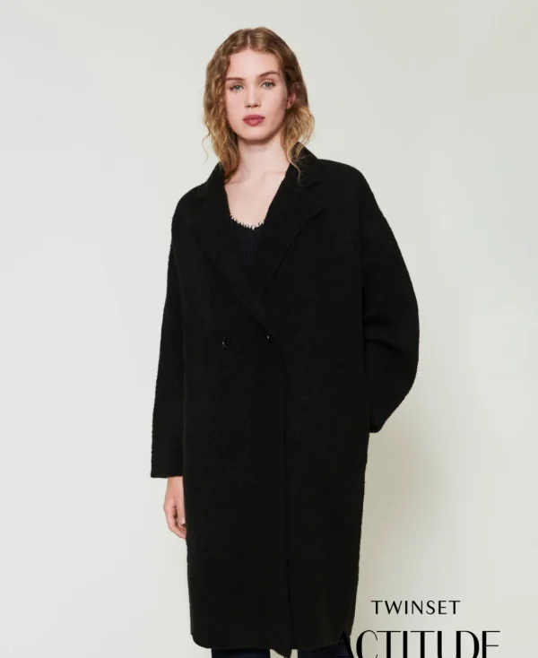 TWINSET Milano Cappotto In Filato Riciclato Bouclé | Cappotti E Trench