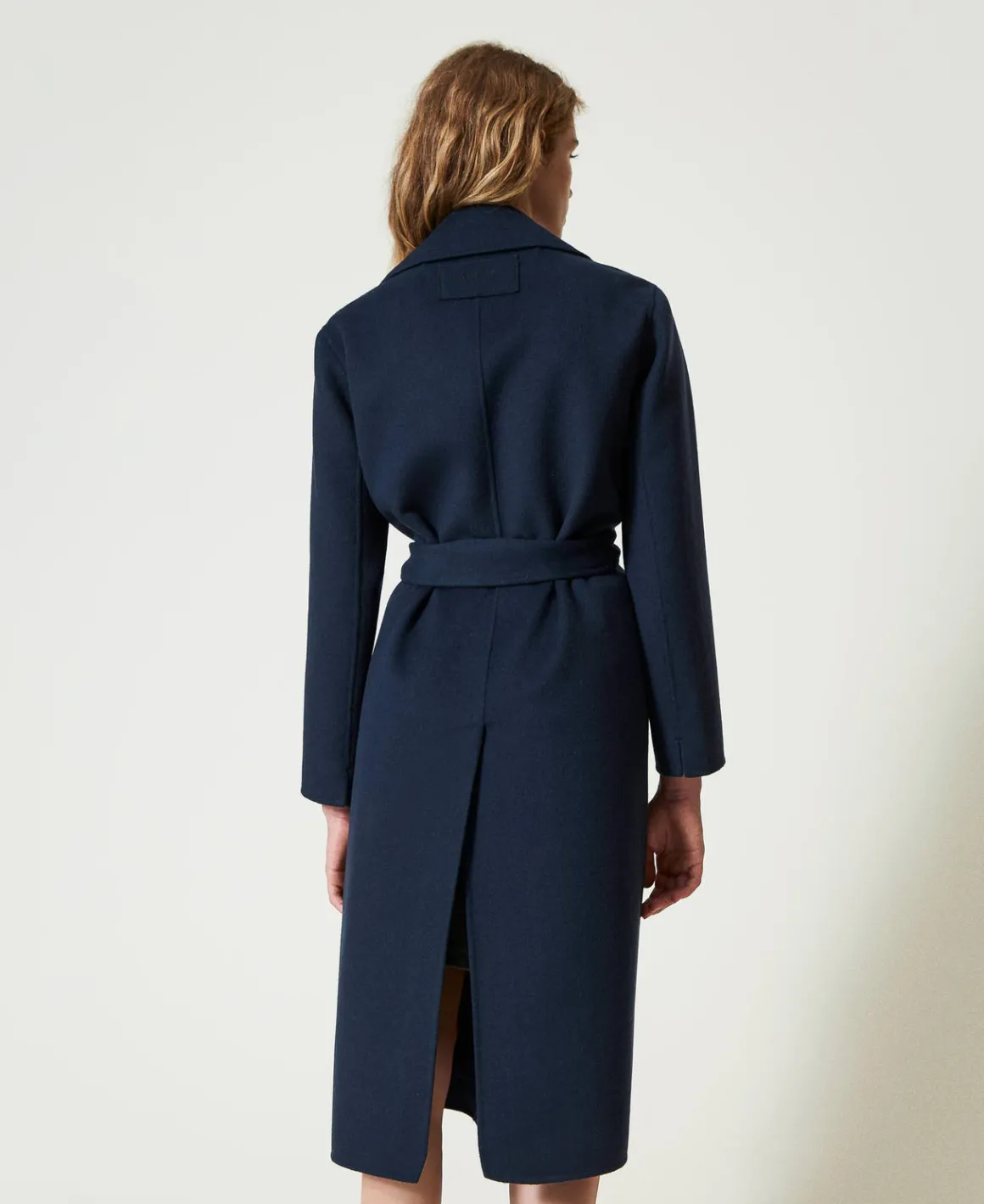 TWINSET Milano Cappotto In Panno Double Misto Lana Con Piume | Cappotti E Trench