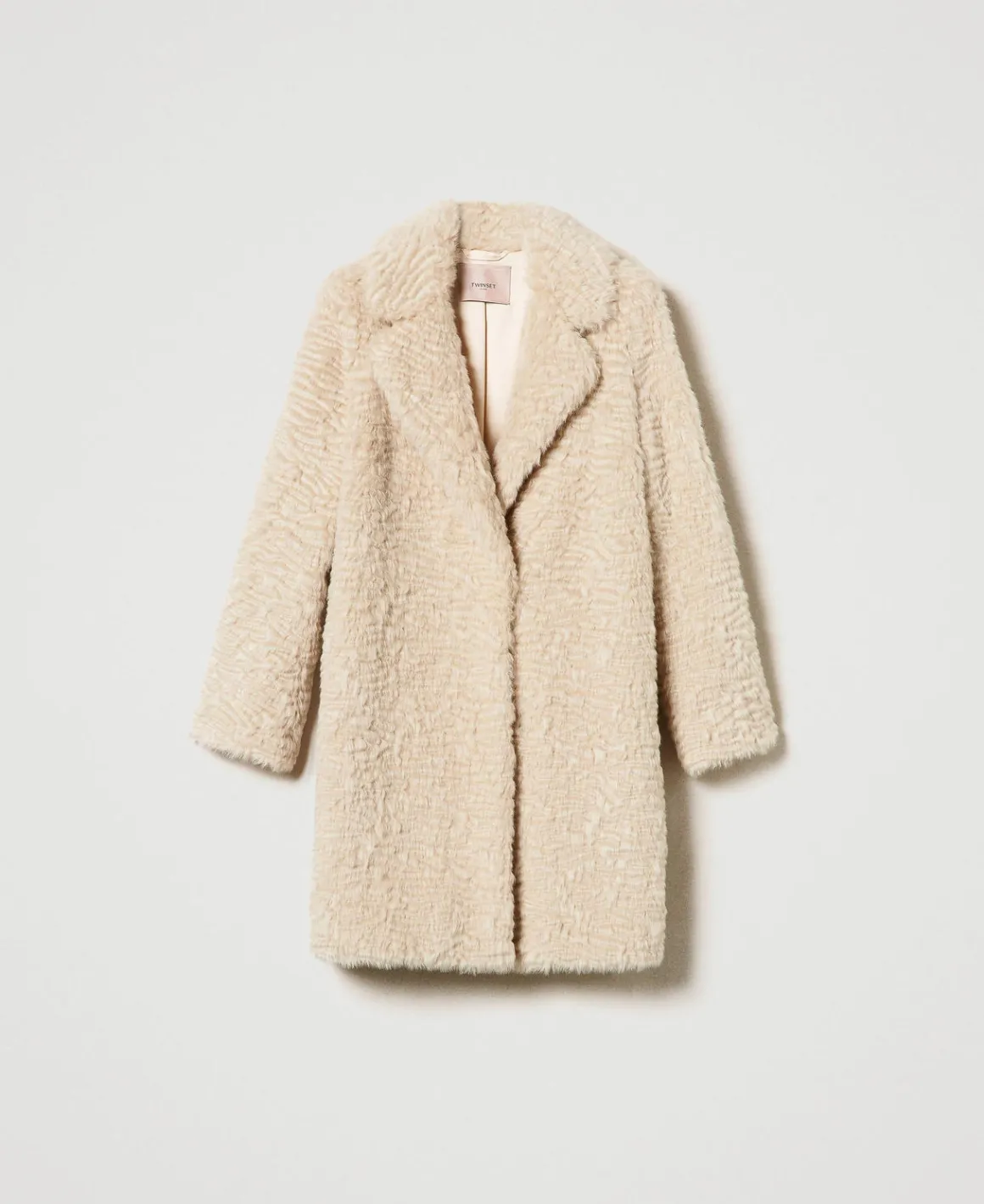 TWINSET Milano Cappotto Longuette In Faux Fur | Cappotti E Trench