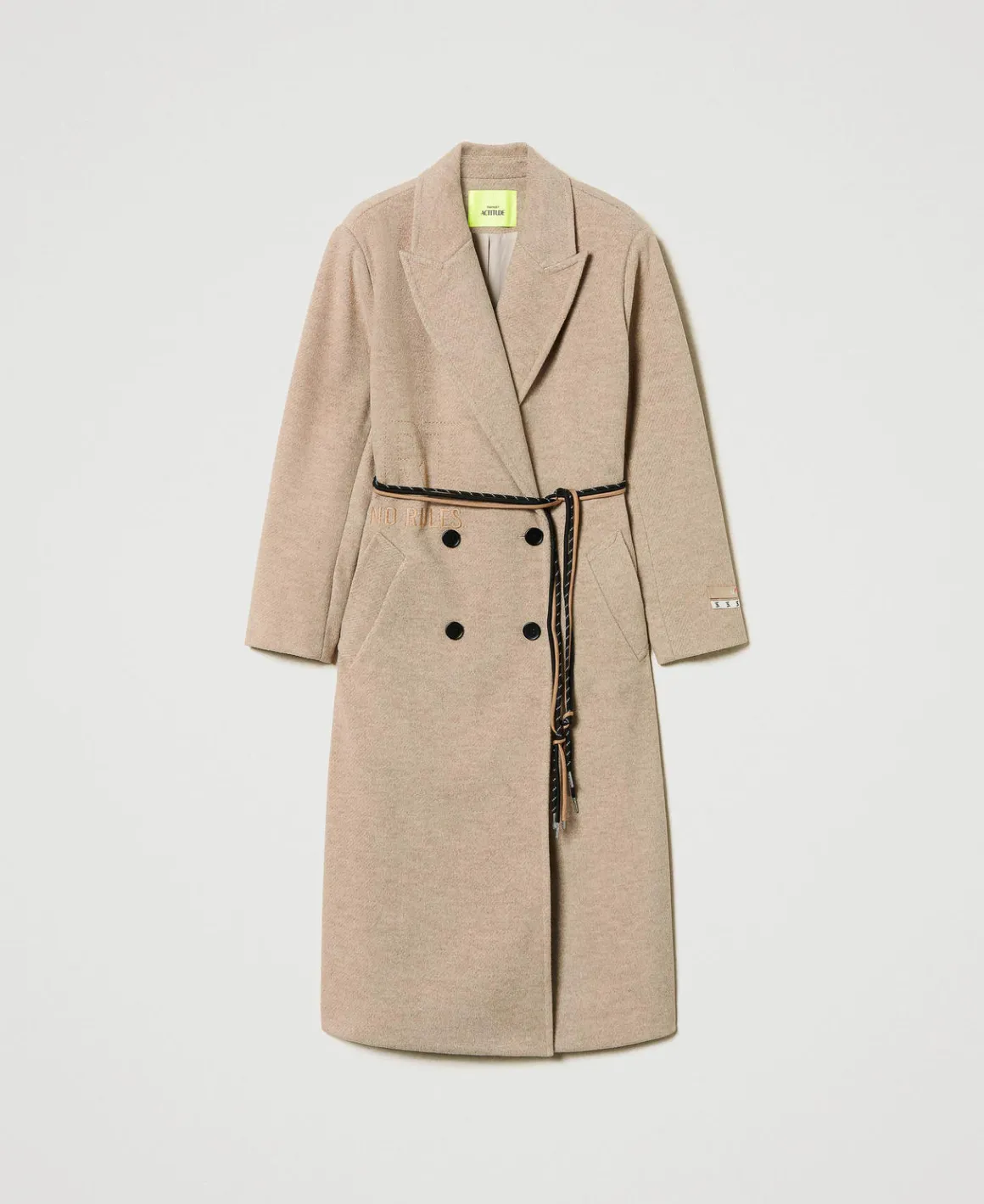 TWINSET Milano Cappotto MYFO In Panno Diagonale | Cappotti E Trench