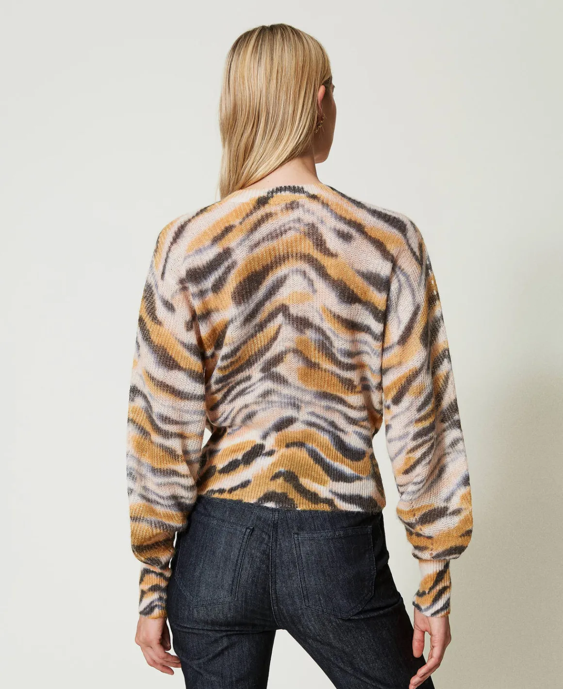TWINSET Milano Cardigan Doppio Uso In Lana E Alpaca | Maglie E Cardigan
