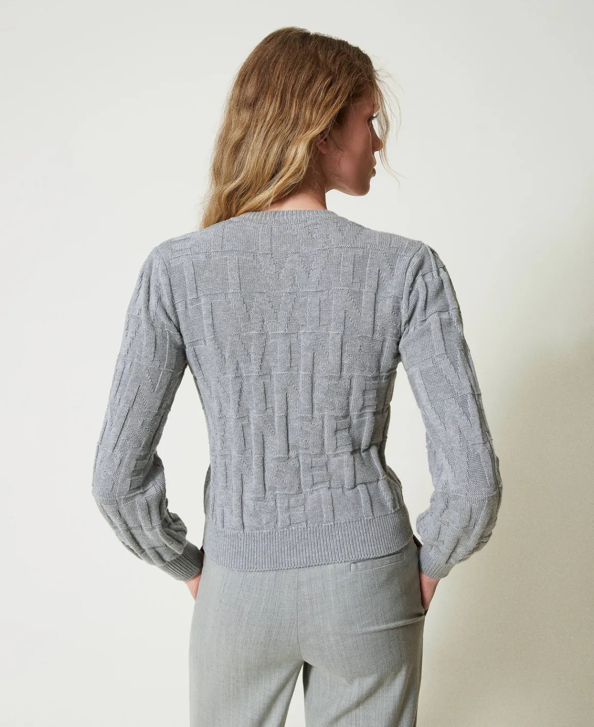 TWINSET Milano Cardigan In Cotone E Cashmere Con Logo | Maglie E Cardigan