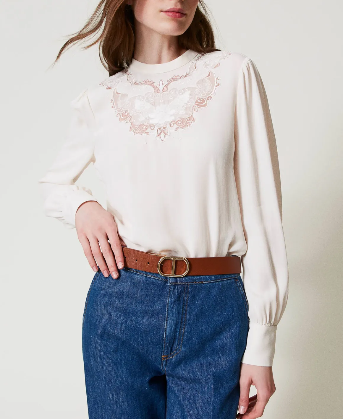 TWINSET Milano Cintura Reversibile Con Fibbia Oval T A Scatto | Cinture