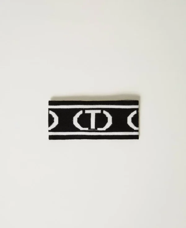 TWINSET Milano Fascia In Maglia Con Logo Oval T | Accessori