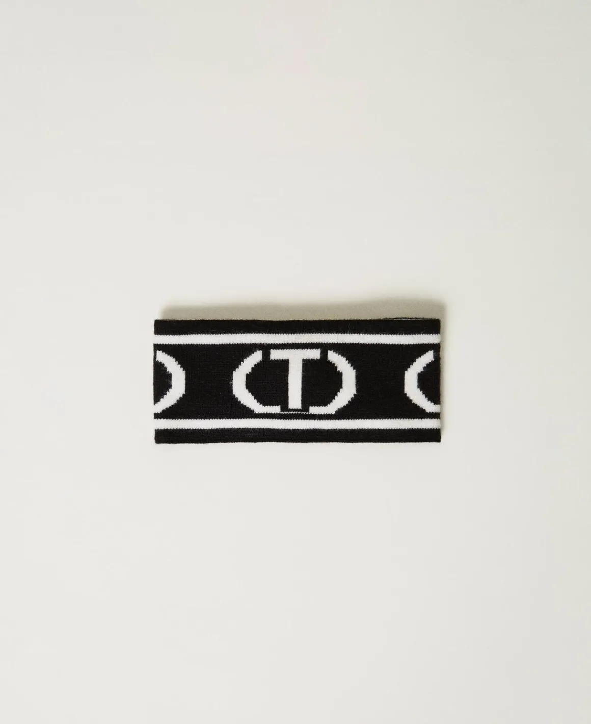 TWINSET Milano Fascia In Maglia Con Logo Oval T | Accessori