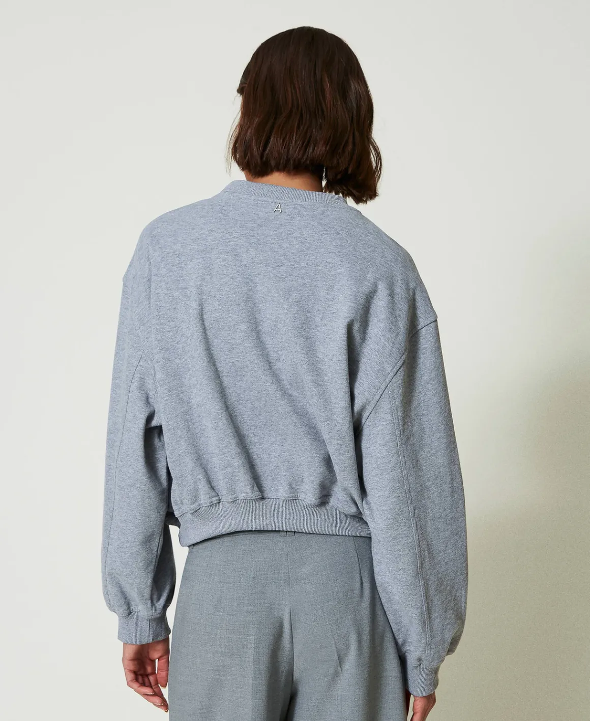 TWINSET Milano Felpa Boxy Con Ricamo A Mano | Felpe